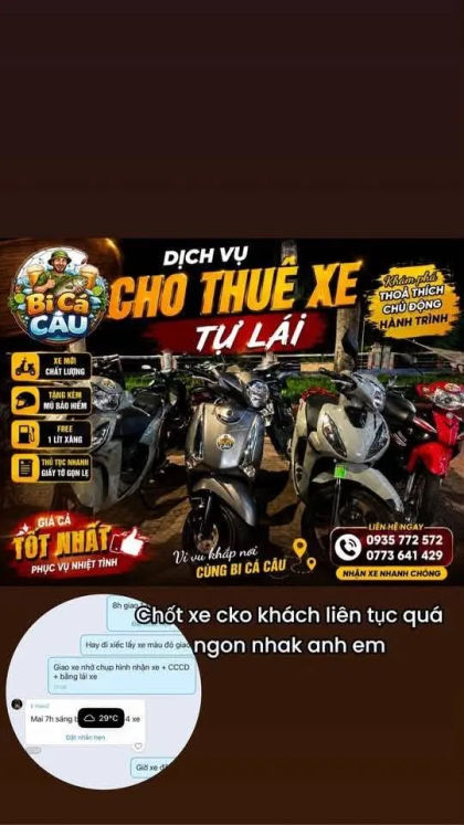 Ảnh trải nghiệm Cho Thuê Xe Tự Lái BI CÁ CÂU