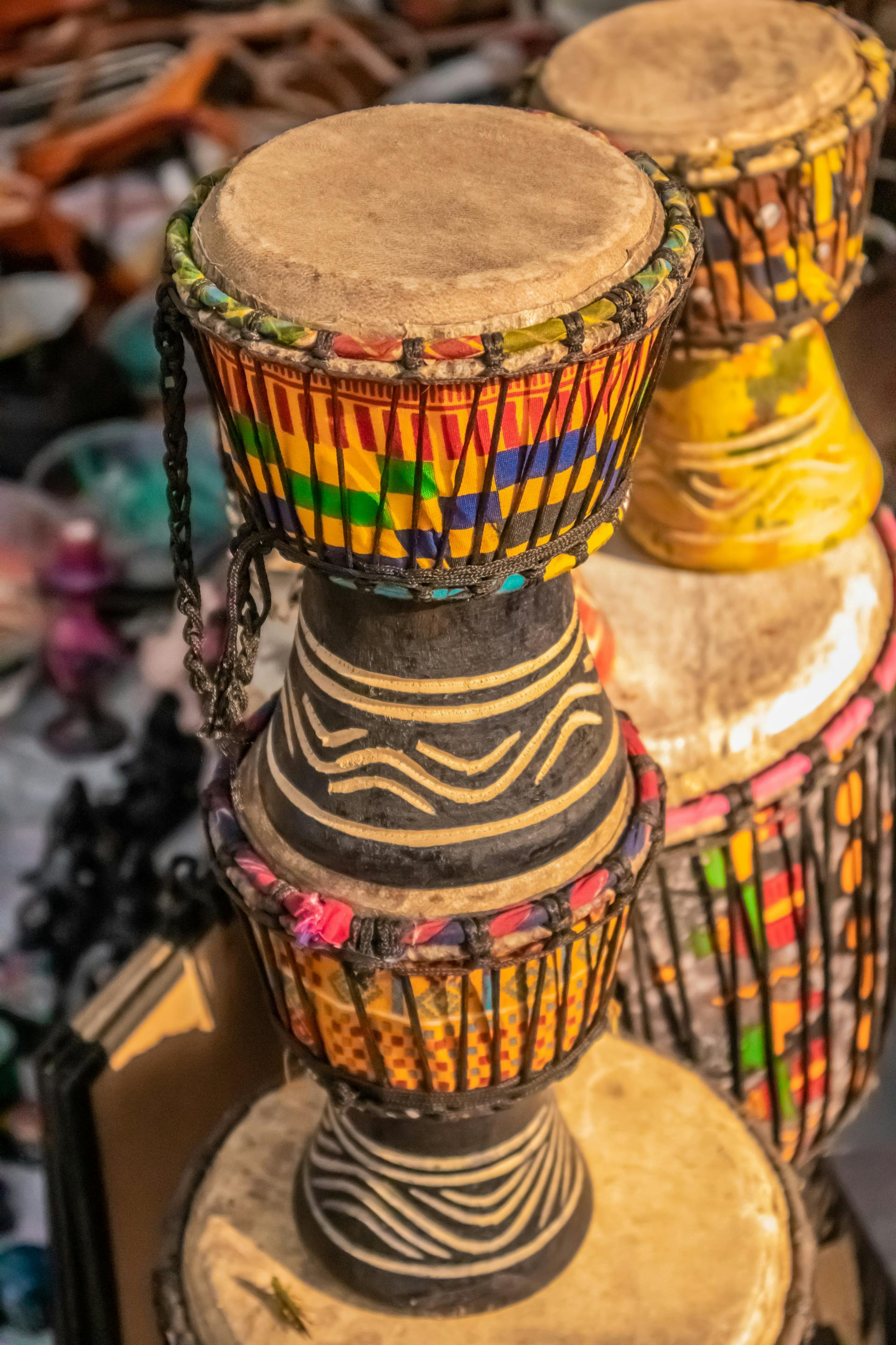 Master Drummer — hands on a djembe