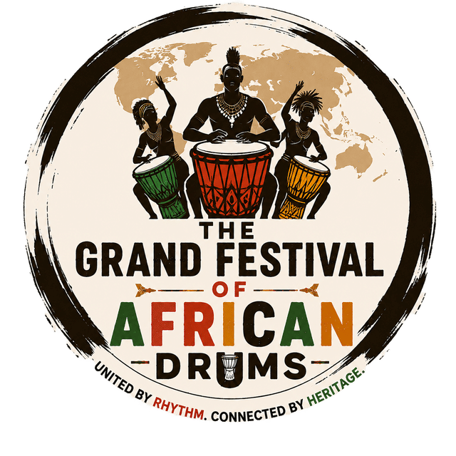 The Grand Festival of African Drums logo