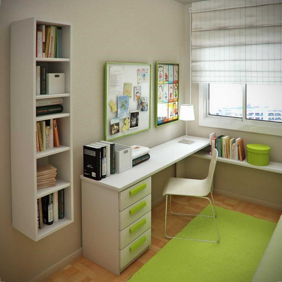 Featured Image of Study Desk With Bookshelf