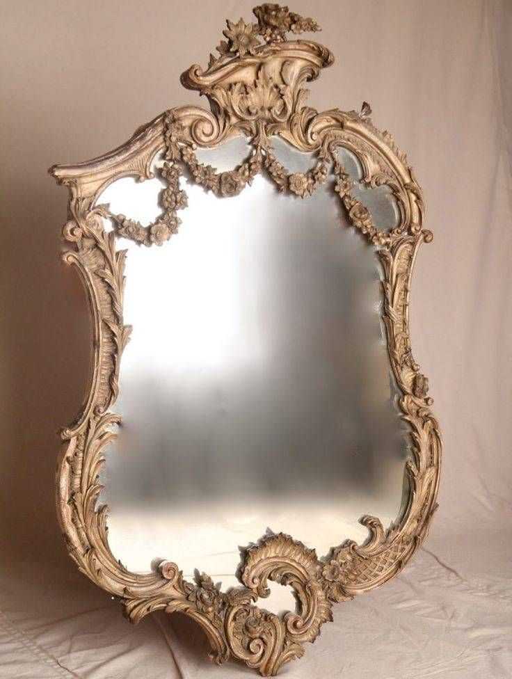 394 Best Ant & Vtg Wall/stand Mirrors Images On Pinterest | Mirror Regarding Rococo Wall Mirrors (Photo 3 of 20)