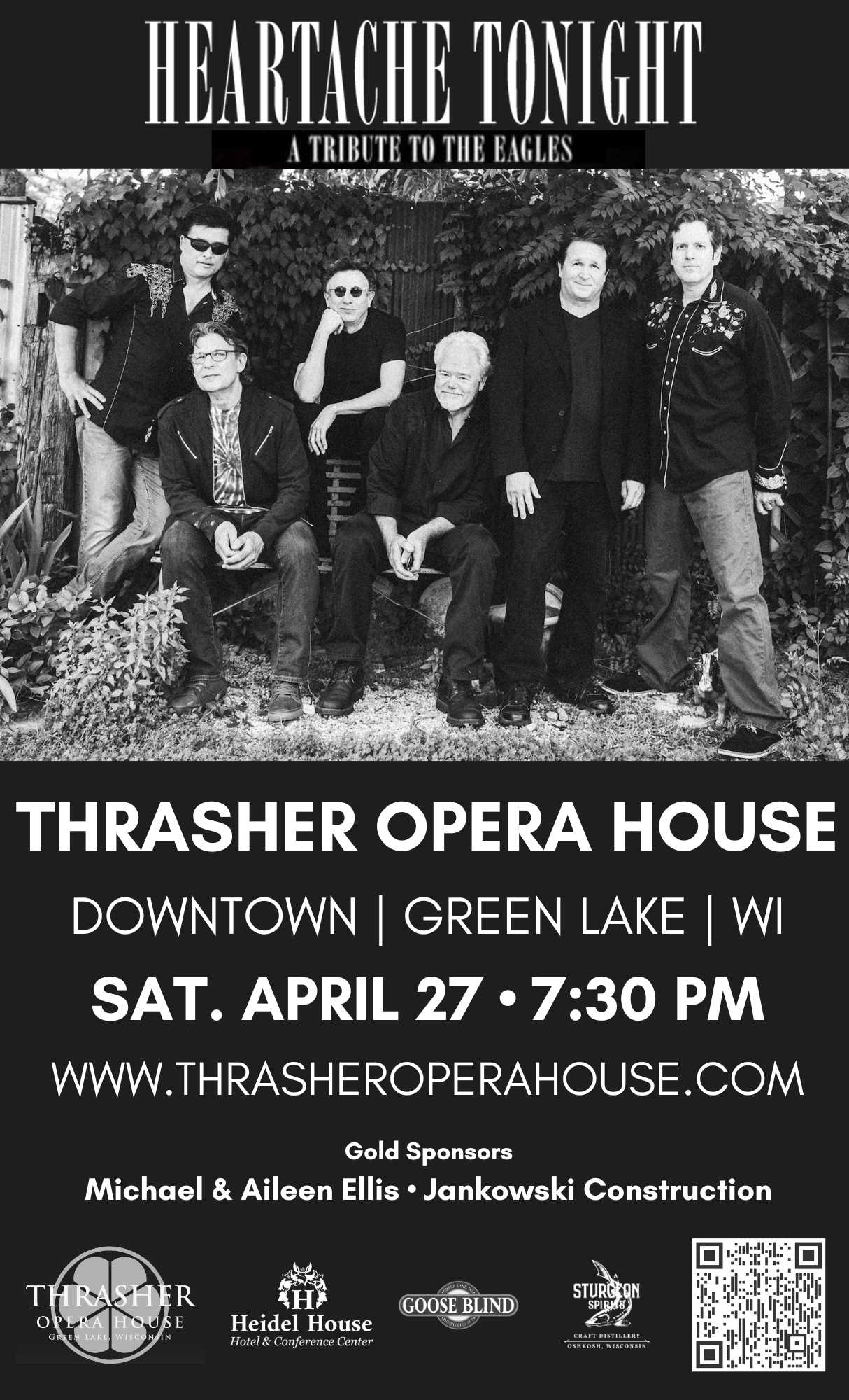 Heartache Tonight - Eagles Tribute - SOLD OUT - Thrasher Opera