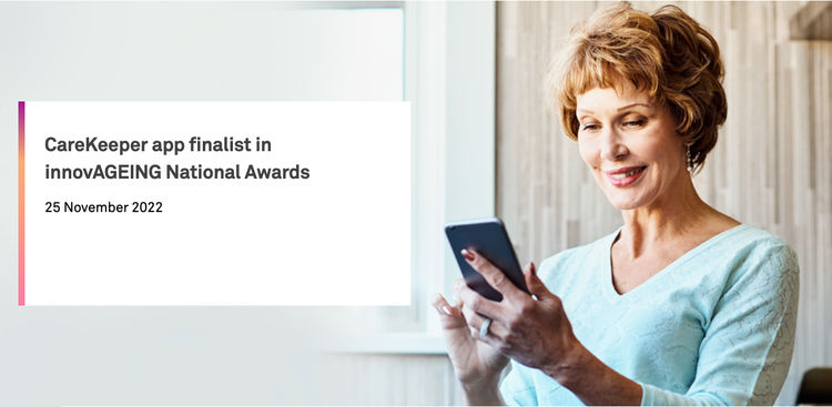 CareKeeper App Finalist In InnovAGEING National Awards HealthTech 