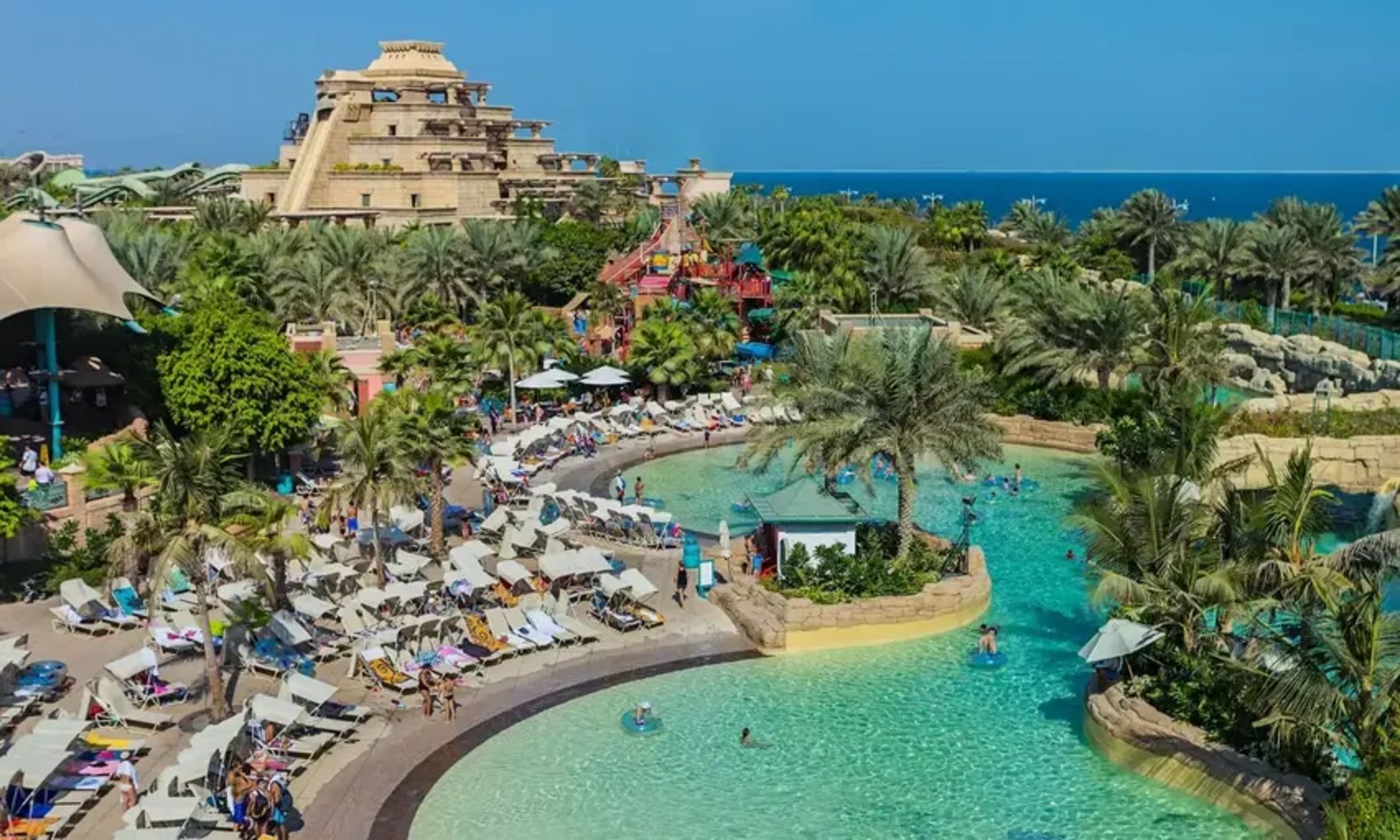 Aerial view of Aquaventure Waterpark
