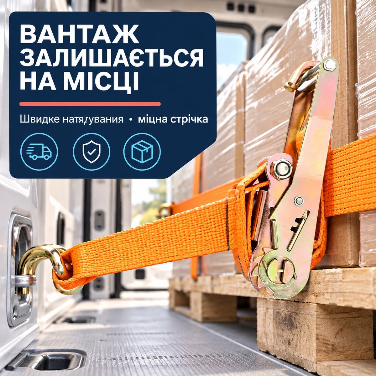 Ремень для стяжки грузов 8 м Kraft&Dele KD1335 ремень для стягивания