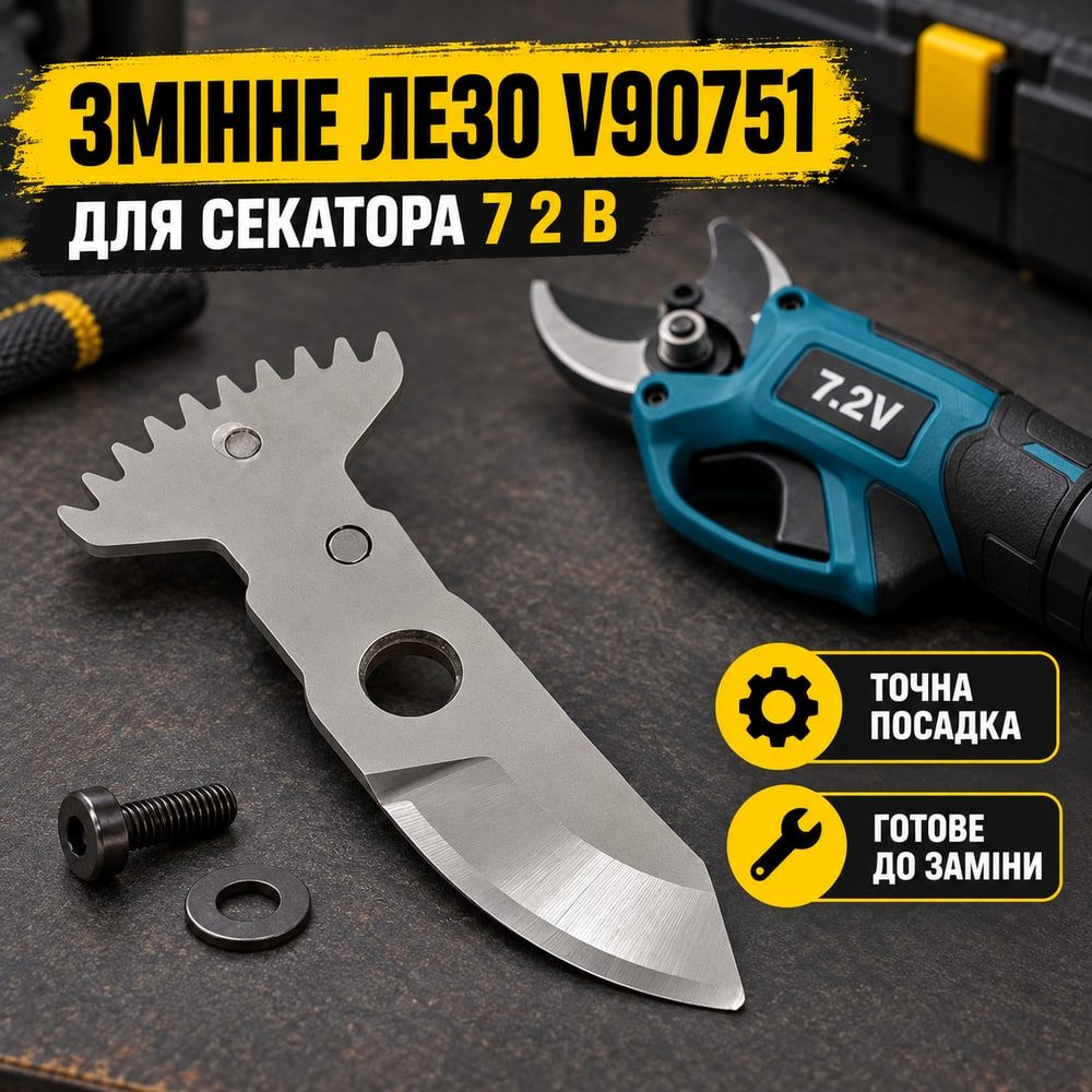 Сменное лезвие Verke Garden V90751 для аккумуляторного секатора 7 2 В