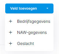 Voorgedefinieerde velden toevoegen