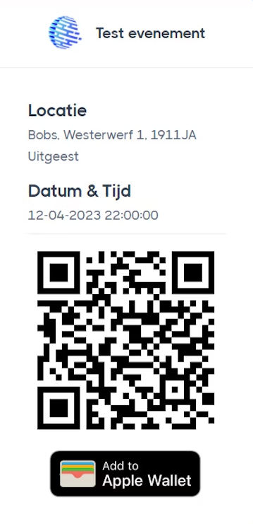 Ticket overzicht account