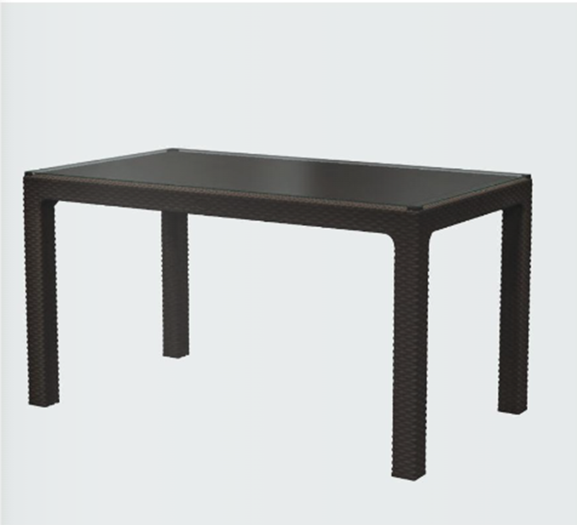 Rattan Table 80 140 Weather Resistant Wicker Outdoor Furniture for Backyard Porch or Pool
