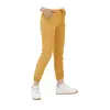 Elasticated Leg Trousers - Women's Wear - Polyester & Cotton - Yellow