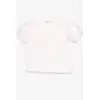 White T-Shirt - Girls' Wear - 90% Cotton & 10% Lycra