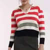 Long Sleeve Sweater With Polo Neck - Women's Wear - 70% Cotton & 30% Polyester