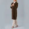Coat with Fixed Hooded and Set Belt - Women's Wear - Turkey Fashion