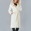 Coat with Hooded and Belt Detail - Women's Wear - Turkey Fashion