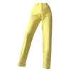 Yellow Mom Jeans Pants - Buy In Bulk - Fashion For Women - Caspita TijaraHub