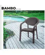 Bambo Chair - Plastic Chair for Gardens and Outdoor