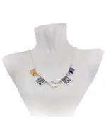 El Markiz Women's Silver Necklace 925 caliber Hand-Made Colet​​ Tijarahub