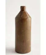 Mud - Short Neck Marble Medium Vase (L8.5 x W8.5​ x H23 cm) - Handmade