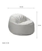 Ariika koze luxury bean bag suitable for indoor & outdoor - 100 x 70 - for Home Decoration