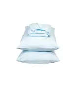 Ariika Percale Fitted Sheet Set - for Bed - 200 x 120 cm - premium Quality