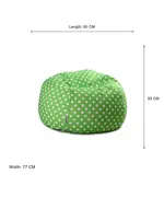 Ariika - Comfy Bean Bag Kids -  Polka Dot ( L 60 x W 77 ) cm use for Adults and Kids