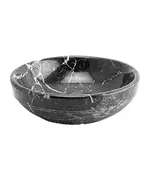 MUD - Zigby Salad Bowl Natural Marble (L25 x W25 x H8) - Handmade Tijarahub