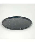 MUD - Round Plate Natural Marble (L 30 x W 30 x H 2 cm ) - Hand Made Tijarahub