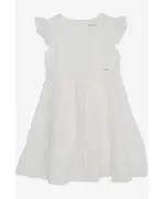 Simple White Dress - Baby Girls' Wear - Cotton