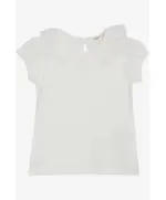 Frilly Collared Top - Girls' Clothing - Cotton