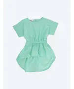 Giggles Green Blouse - for junior Girls  Lenin 100%