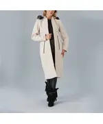 Coat with Portable Hooded and Zipper Detail - Women's Wear - Turkey Fashion