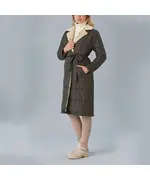 Coat with Furry Collar - Women's Wear - Turkey Fashion