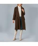 Coat with Sleeve and Pocket Detail - Women's Wear - Turkey Fashion