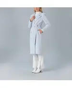 Coat with Belt and Buttoned Detail - Women's Wear - Turkey Fashion