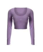 Long Sleeves Crop Top - Women's Wear - Dry-Fit Polyester (Cotton Feel)