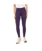 Plain Sportive Stretch Leggings Purple - Women's Wear - Poly-Spandex