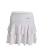 Double Ruffles Sports Skirt - Women's Wear - Soft Perforated Polyester