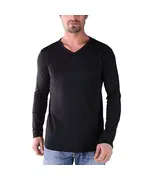 Long Sleeves V-Neck T-Shirt - Men's Wear - Mixed Poly-cotton