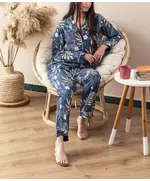 Floral Buttoned Pajama - Homewear For Women - Cotton - Comfort - Tijarahub
