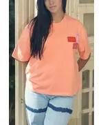 High Quality Orange T-shirt - Women's Egyptian Wholesale Clothing - Comfort - Tijarahub