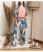 Mint Kimono Pajama Set - Wholesale - Women's Home Wear - Chic - Tijarahub