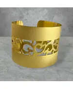 Slamlek Bangle - Handmade Jewelry - B2B - Plated Egyptian Gold 18k - Model: Y.BB 0019 - Tijarahub