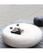 Coffee Table 90x40 cm - Waterproof Polyester Stone Furniture - Shaheen Farouk Designs - TijaraHub