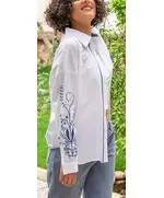 Premium Quality White Long Sleeve Buttoned Shirt - Wholesale Clothing - Women's Clothes - Chic - Tijarahub