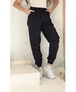 Premium Quality Black Cargo Pants - Wholesale Clothing - Women's Clothes - Gabardine - Stylish - Tijarahub