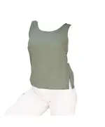 High Quality Olive Sleeveless Top - Wholesale Clothes From Egypt - Women's Clothes - Comfortable - Tijarahub