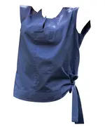 High Quality Blue Tie Side Top - Wholesale Clothes From Egypt - Women's Clothes - Chic - Tijarahub