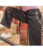 Stylish Black Embroidered Pants - Wholesale - Women's Clothing - Cotton and Linen - Fashionable - Tijarahub