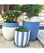 Pots - Polyester Stone Handmade - Wholesale Outdoor Accessories - Shaheen Farouk Designs - TijaraHub