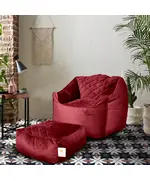 Chillax Velvet Bean Bag With Buff 90 X 105 cm Multi Color - Comfy & Relaxation - Wholesale Tijara